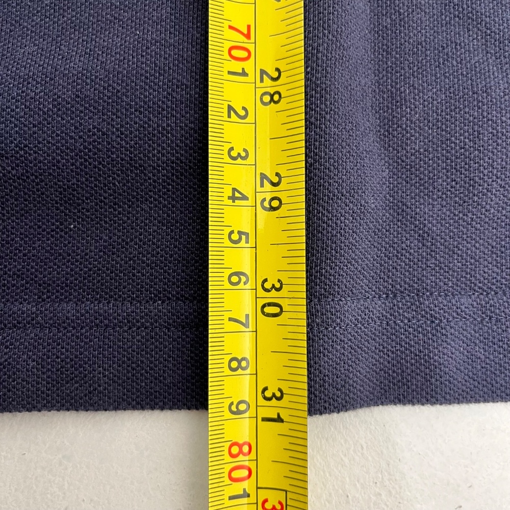 Brooks Brothers 346 Mens L Polo Shirt Navy Short Sleeve High Low Hem Outdoor - Picture 7 of 7